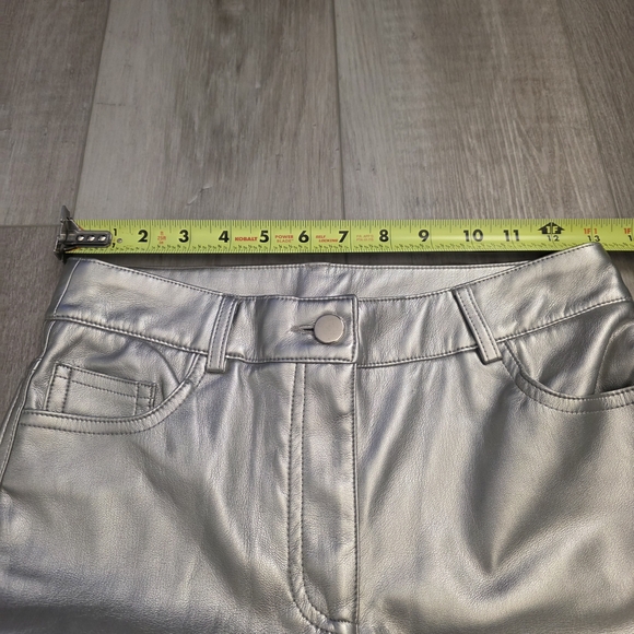 House of Harlow 1960 Metallic Silver Pants - Picture 5 of 14